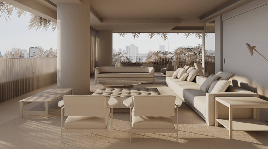 Franca 1055 Jardins – Living 522m²